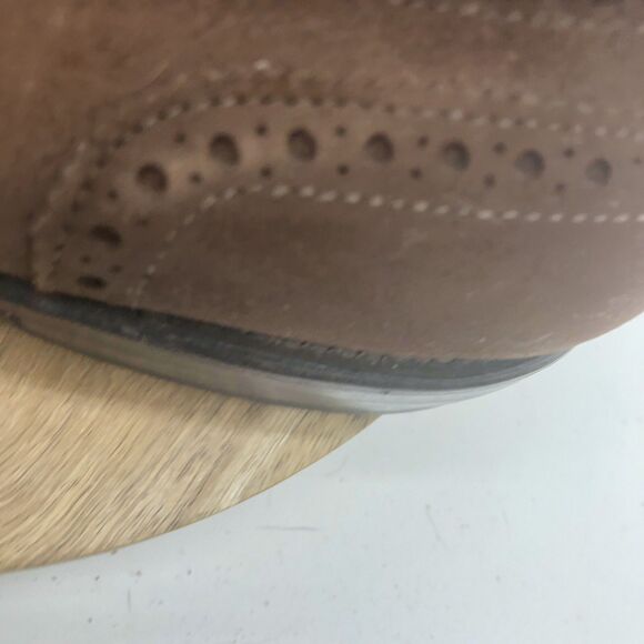 Allen Edmonds Sanford Derby Mens 9.5D Brown Leather Cap Toe Dress Shoes Casual main image 5